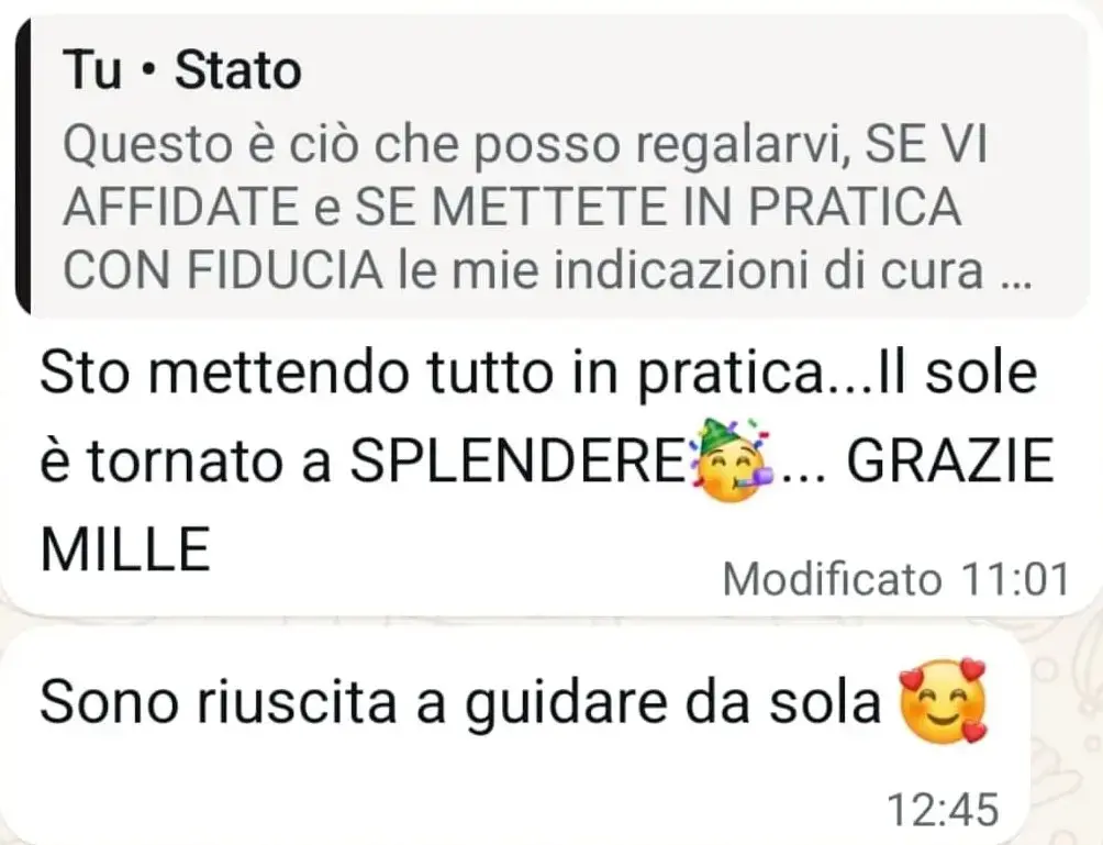 Testimonianza superamento ansia e paura di restare sola grazie al percorso psicologico con la Dottoressa Simona Prosperi
